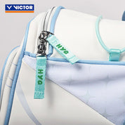 VICTOR x HYQ Rectangular Racquet Bag (6 pcs) BR5658HYQ - White/Blue - Gem Sports