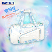 VICTOR x HYQ Rectangular Racquet Bag (6 pcs) BR5658HYQ - White/Blue - Gem Sports