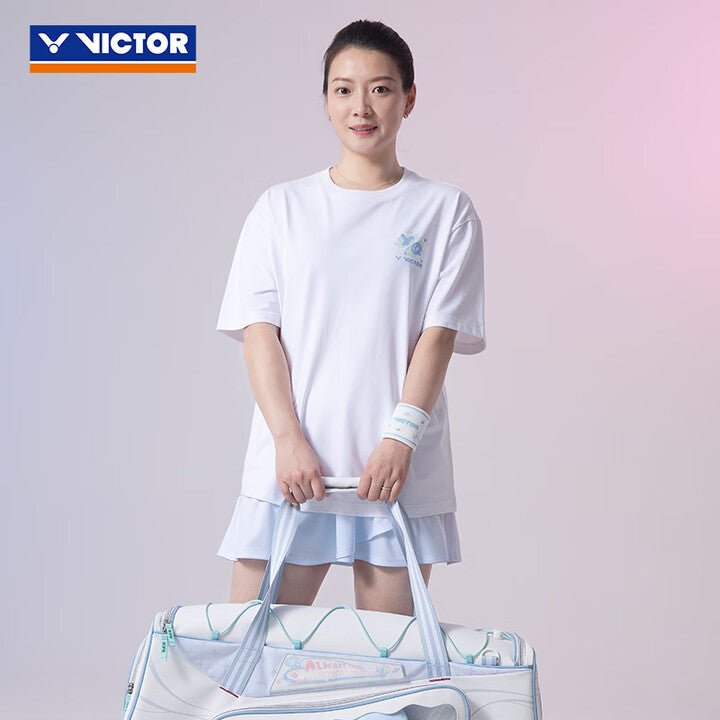 VICTOR x HYQ Unisex T-Shirt T - 501HYQ A - White - Gem Sports