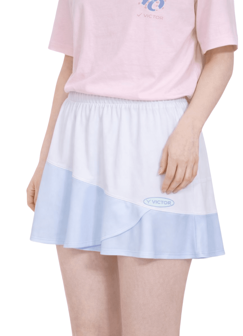 VICTOR x HYQ Women's Skirts K - 502HYQ AM - White/Blue - Gem Sports
