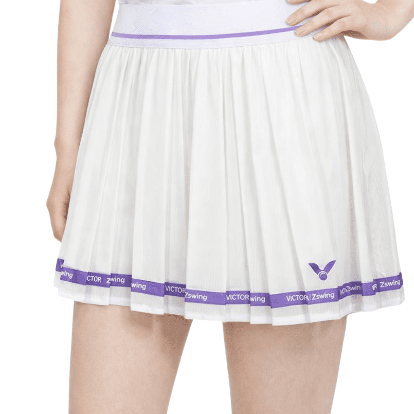 VICTOR x ZSW Women's Skirts K - 503ZSW A - White - Gem Sports