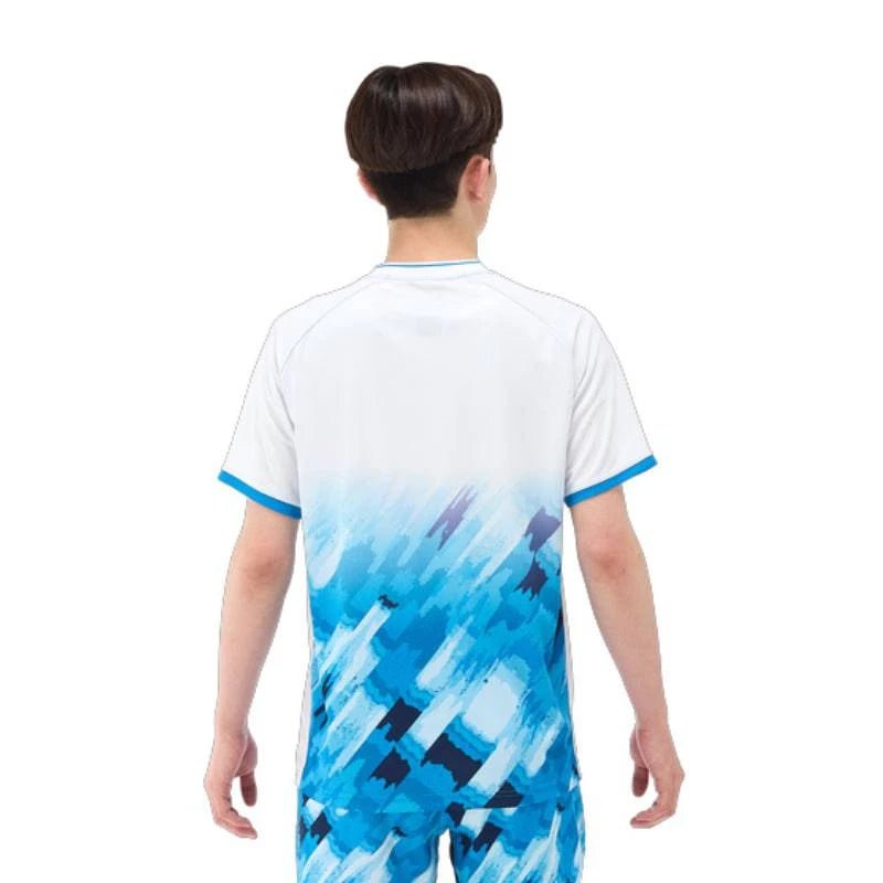 YONEX 2024 China National Team Men’s Crew Neck Shirt 10581 White - Gem Sports