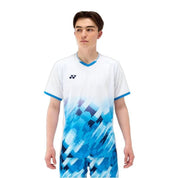 YONEX 2024 China National Team Men’s Crew Neck Shirt 10581 White - Gem Sports