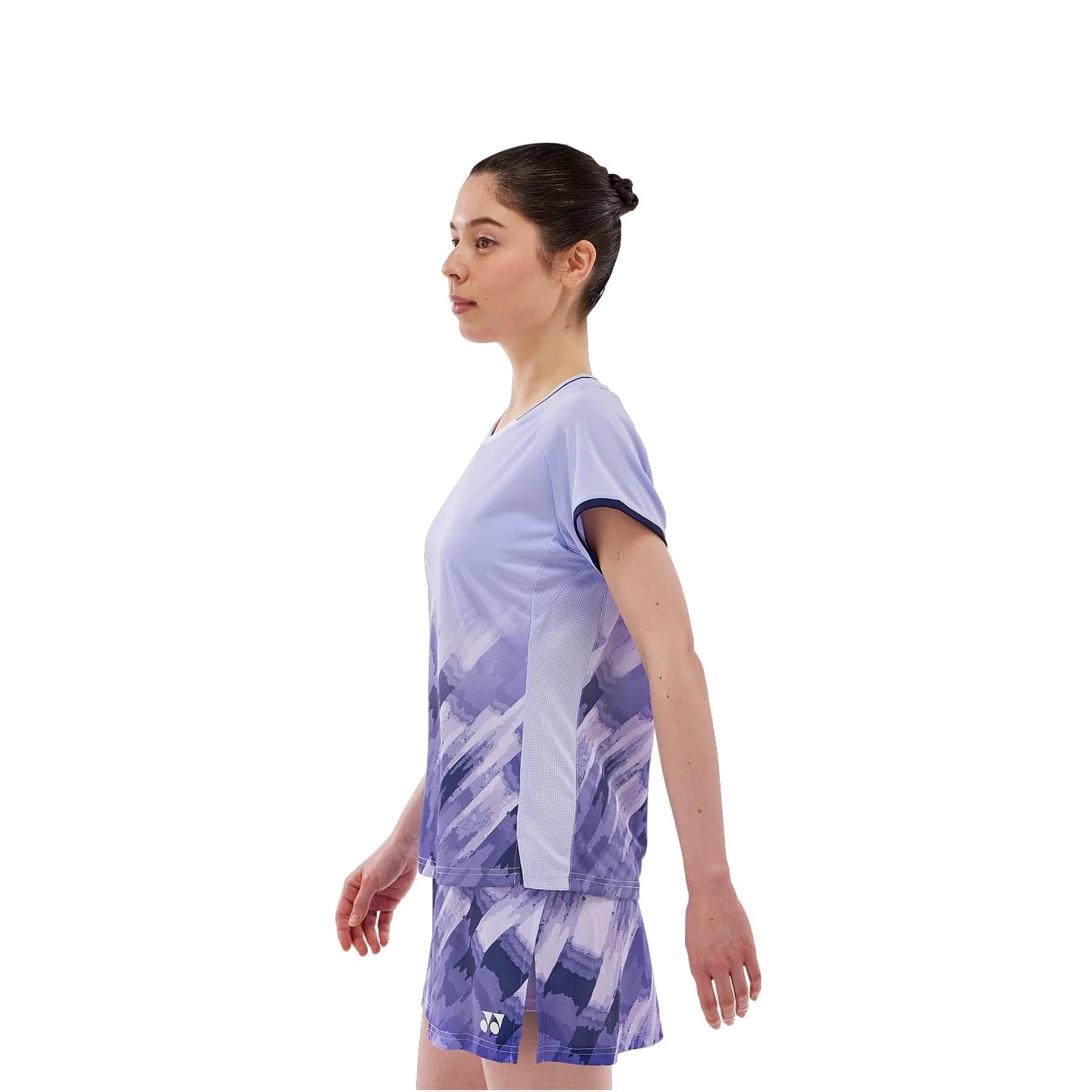 YONEX 2024 China National Team Women’s Crew Neck Shirt 20783 Mist Purple - Gem Sports