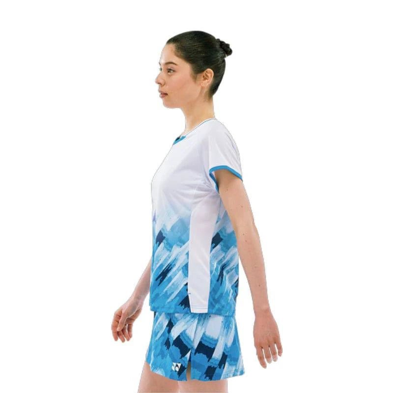 YONEX 2024 China National Team Women’s Crew Neck Shirt 20783 White - Gem Sports