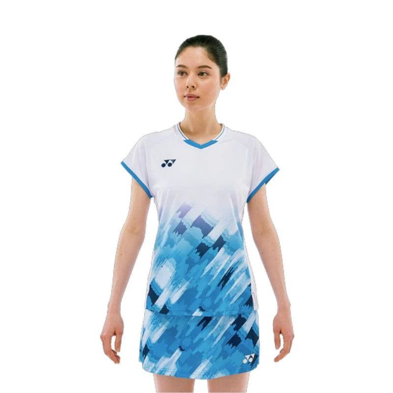 YONEX 2024 China National Team Women’s Crew Neck Shirt 20783 White - Gem Sports