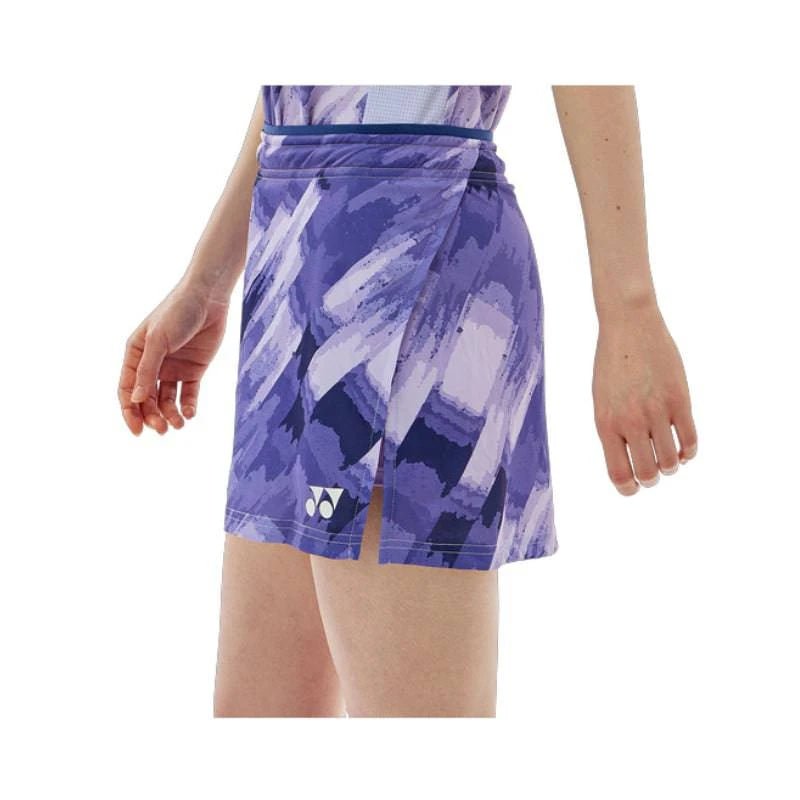 YONEX 2024 China National Team Women’s Skirt (With Inner Shorts) 26130 Mist Purple - Gem Sports