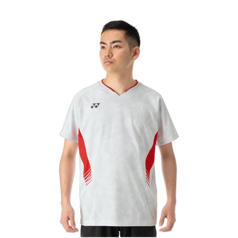 YONEX 2024 Japan National Team Men's Crew Neck Shirt 10657Y Gray - Gem Sports