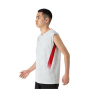 YONEX 2024 Japan National Team Men's Crew Neck Sleeveless Top 10659Y Gray - Gem Sports