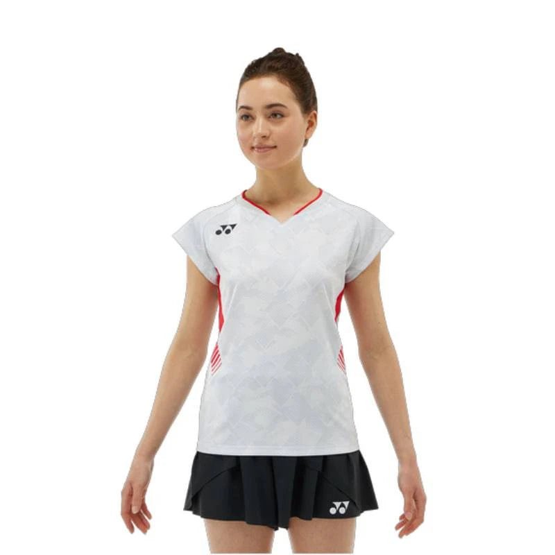 YONEX 2024 Japan National Team Women’s Crew Neck Shirt 20872 Gray - Gem Sports