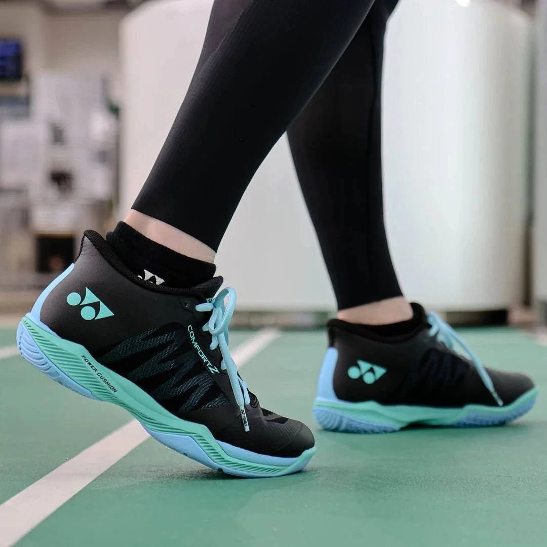 YONEX Comfort Z Women's Badminton Shoes Black/Mint – Gem Sports
