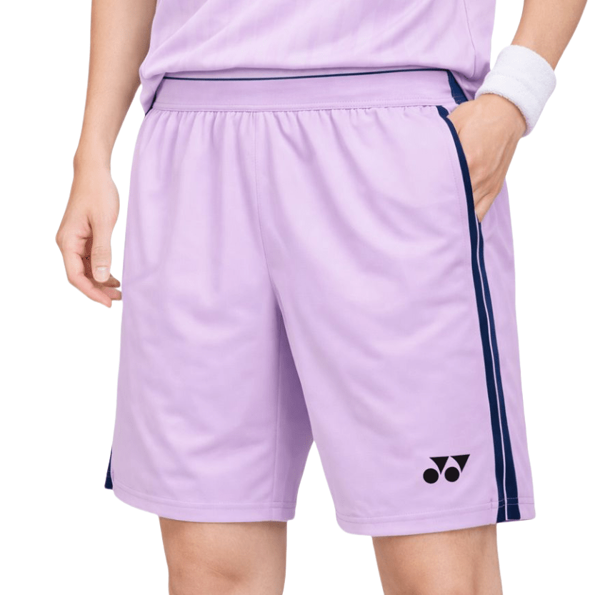 YONEX 2025 China National Team Men's Knit Shorts 15207YX - Fuchsia - Gem Sports