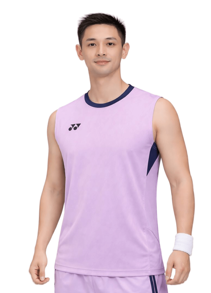 YONEX 2025 China National Team Men's Sleeveless Top 10645YX - Fuchsia - Gem Sports