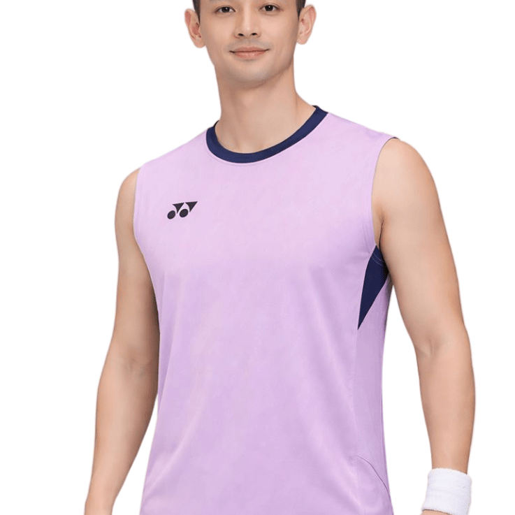 YONEX 2025 China National Team Men's Sleeveless Top 10645YX - Fuchsia - Gem Sports