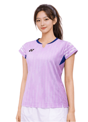 YONEX 2025 China National Team Women's Crew Neck Shirt 20860YX - Fuchsia - Gem Sports