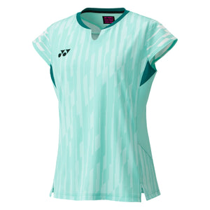 YONEX 2025 China National Team Women's Crew Neck Shirt 20860YX - Light Turquoise - Gem Sports