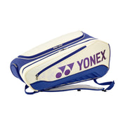 YONEX 2025 Expert Racquet Bag (6pcs) White/Deep Blue BA02526EX - Gem Sports