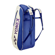 YONEX 2025 Expert Racquet Bag (6pcs) White/Deep Blue BA02526EX - Gem Sports