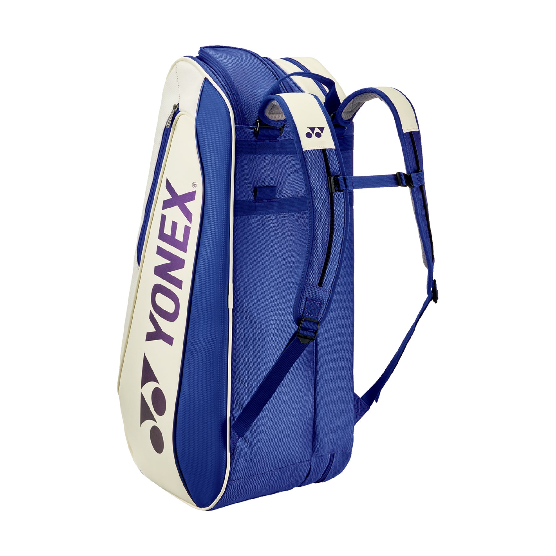 YONEX 2025 Expert Racquet Bag (6pcs) White/Deep Blue BA02526EX - Gem Sports