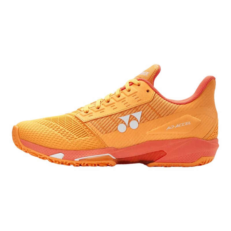 YONEX 2026 Power Cushion Ad - Accel (Clay Court) WOMEN'S Tennis Shoes - Sherbet Orange - Gem Sports