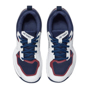 YONEX 2026 Power Cushion Pro - Move (All Court) JUNIOR Tennis Shoes - White/Navy/Red - Gem Sports