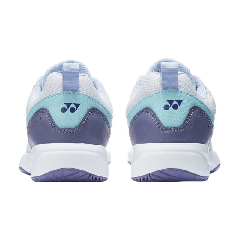 YONEX 2026 Power Cushion Pro - Move (All Court) JUNIOR Tennis Shoes - White/Sax - Gem Sports