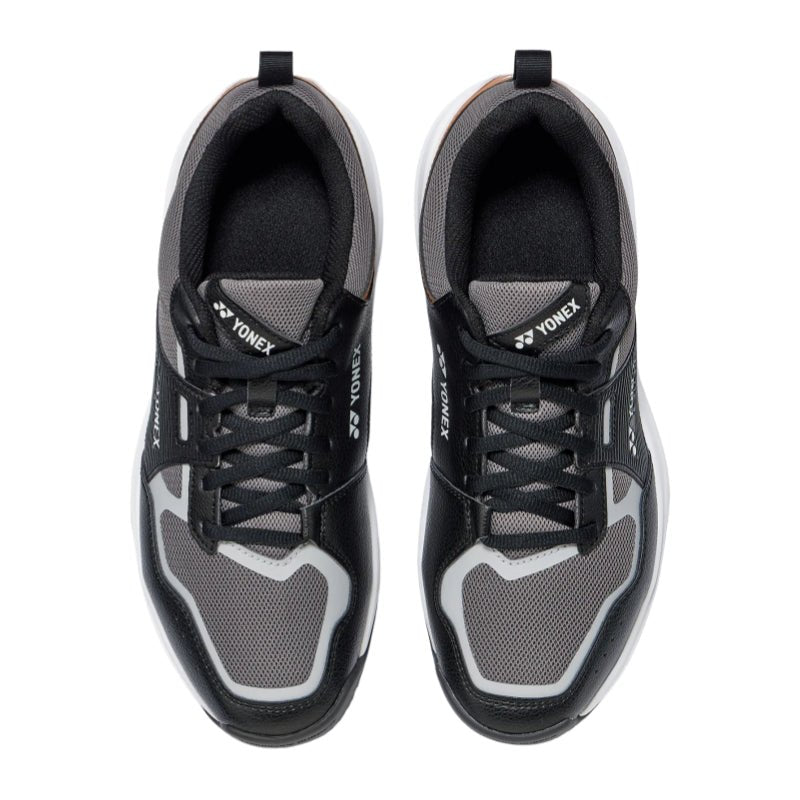 YONEX 2026 Power Cushion Pro - Move Classic (All Court) MEN'S Tennis Shoes - Black/Brown - Gem Sports