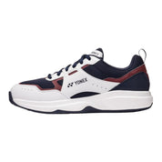 YONEX 2026 Power Cushion Pro - Move Classic (All Court) MEN'S Tennis Shoes - White/Navy/Red - Gem Sports