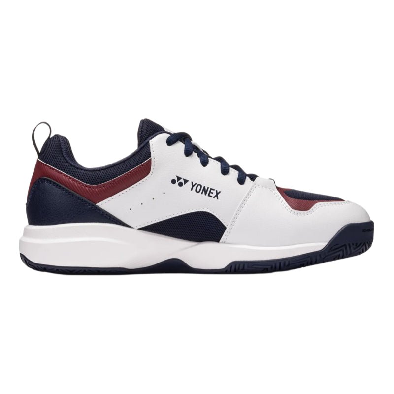 YONEX 2026 Power Cushion Pro - Move Classic (All Court) MEN'S Tennis Shoes - White/Navy/Red - Gem Sports