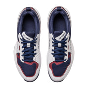 YONEX 2026 Power Cushion Pro - Move Classic (All Court) MEN'S Tennis Shoes - White/Navy/Red - Gem Sports