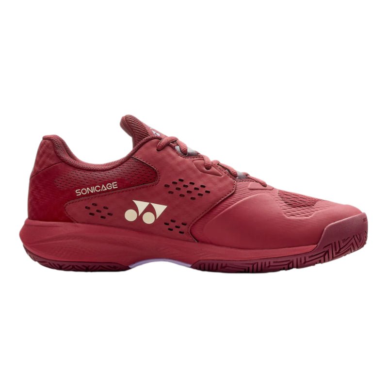YONEX 2026 Power Cushion Sonicage (All Court) MEN'S Tennis Shoes - Dark Red - Gem Sports