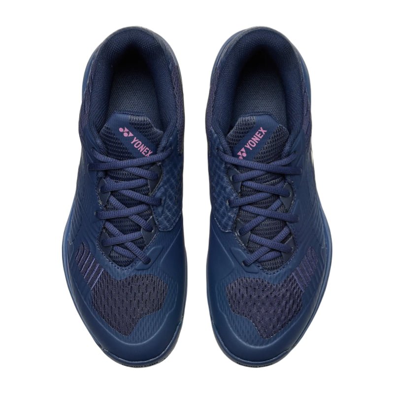 YONEX 2026 Power Cushion Sonicage (All Court) WIDE Unisex Tennis Shoes - Dark Navy - Gem Sports