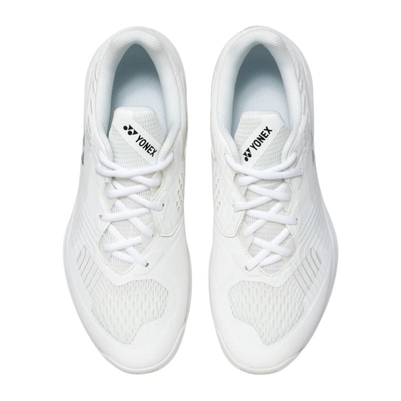 YONEX 2026 Power Cushion Sonicage (All Court) WIDE Unisex Tennis Shoes - White - Gem Sports