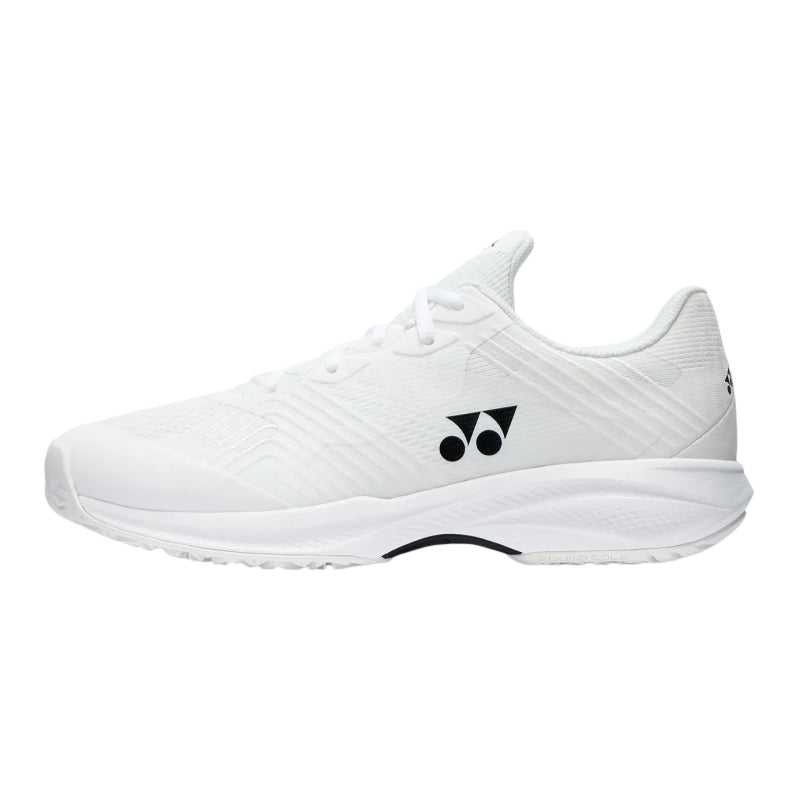 YONEX 2026 Power Cushion Sonicage (All Court) WIDE Unisex Tennis Shoes - White - Gem Sports