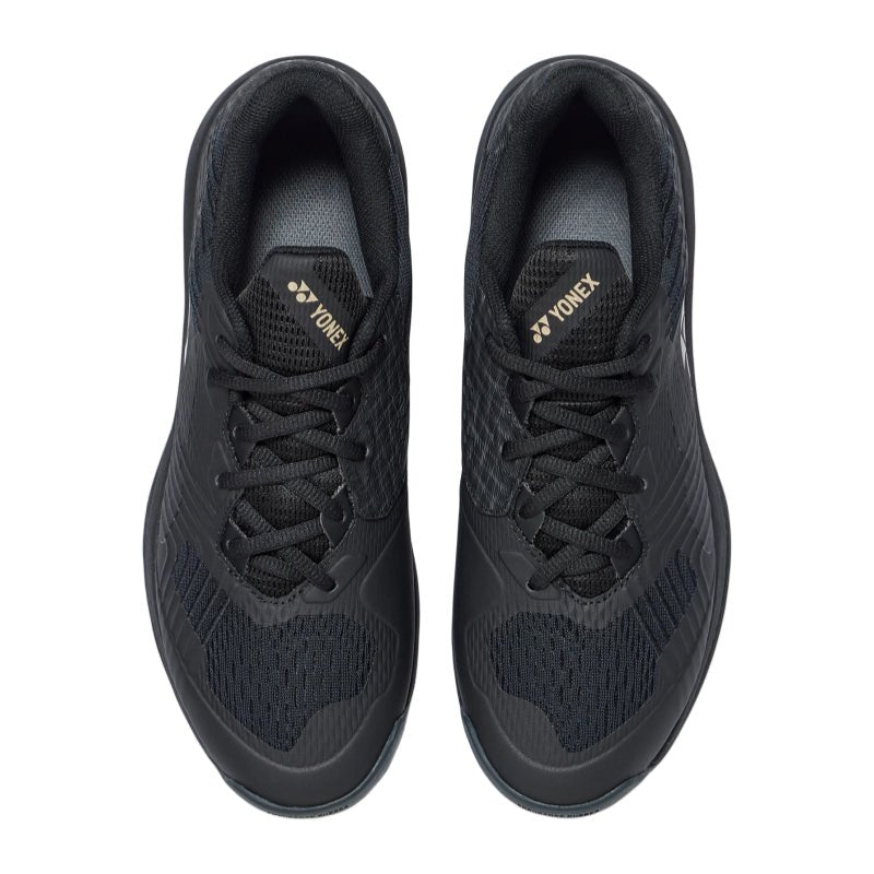 YONEX 2026 Power Cushion Sonicage (All Court) WOMEN'S Tennis Shoes - Black/Mocha Gray - Gem Sports