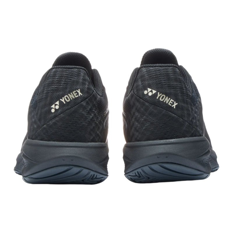 YONEX 2026 Power Cushion Sonicage (All Court) WOMEN'S Tennis Shoes - Black/Mocha Gray - Gem Sports