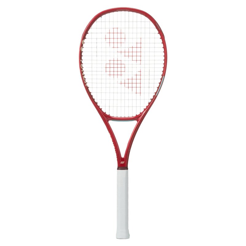 YONEX 2026 VCORE 98+ PLUS (Ruby Red) 305g Tennis Racquet - Unstrung & Free Grip - Gem Sports