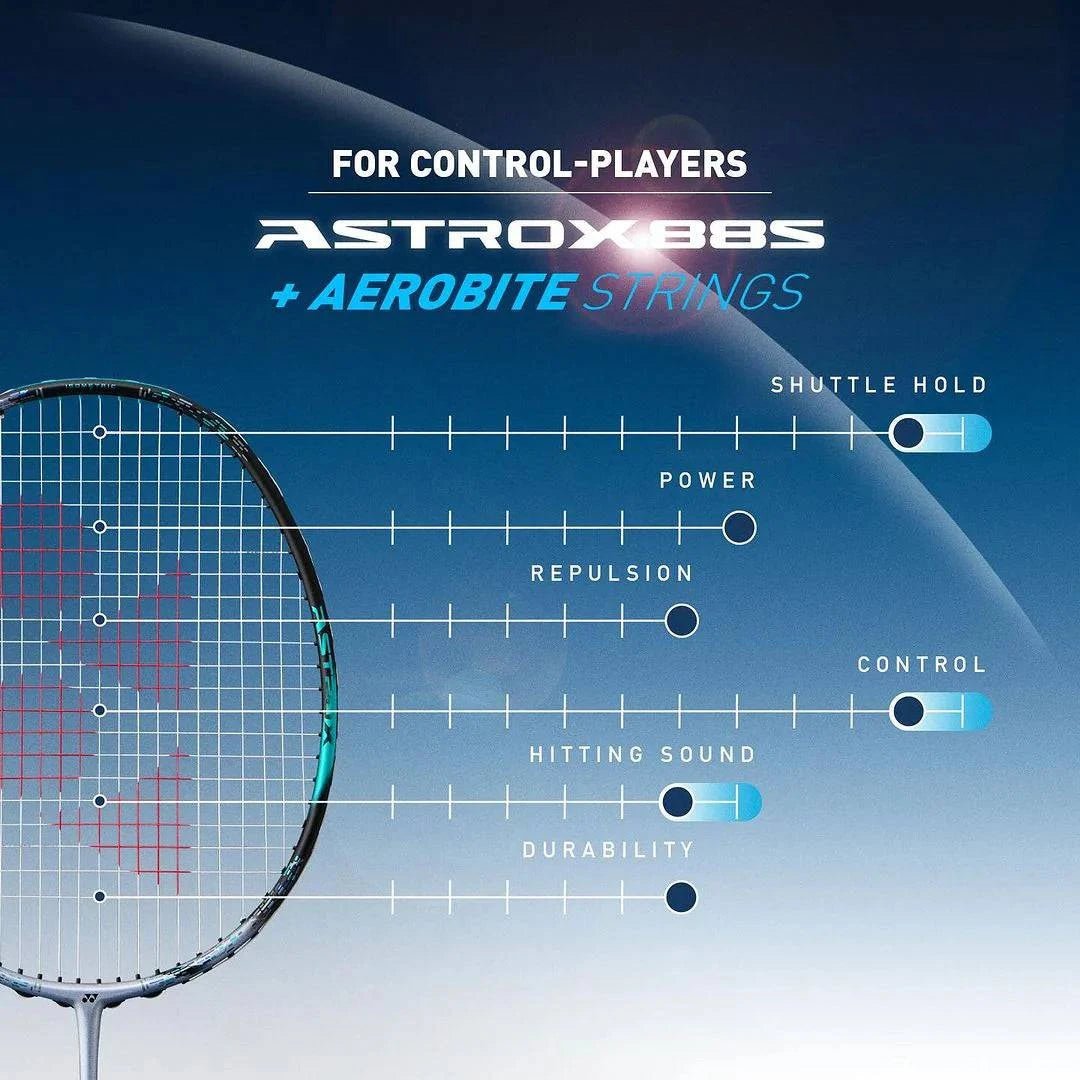 YONEX ASTROX 88S PRO 2024 Silver/Black Badminton Racquet - Gem Sports