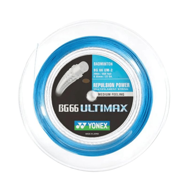 YONEX BG66 ULTIMAX Badminton String Coil (200m) Blue - Gem Sports