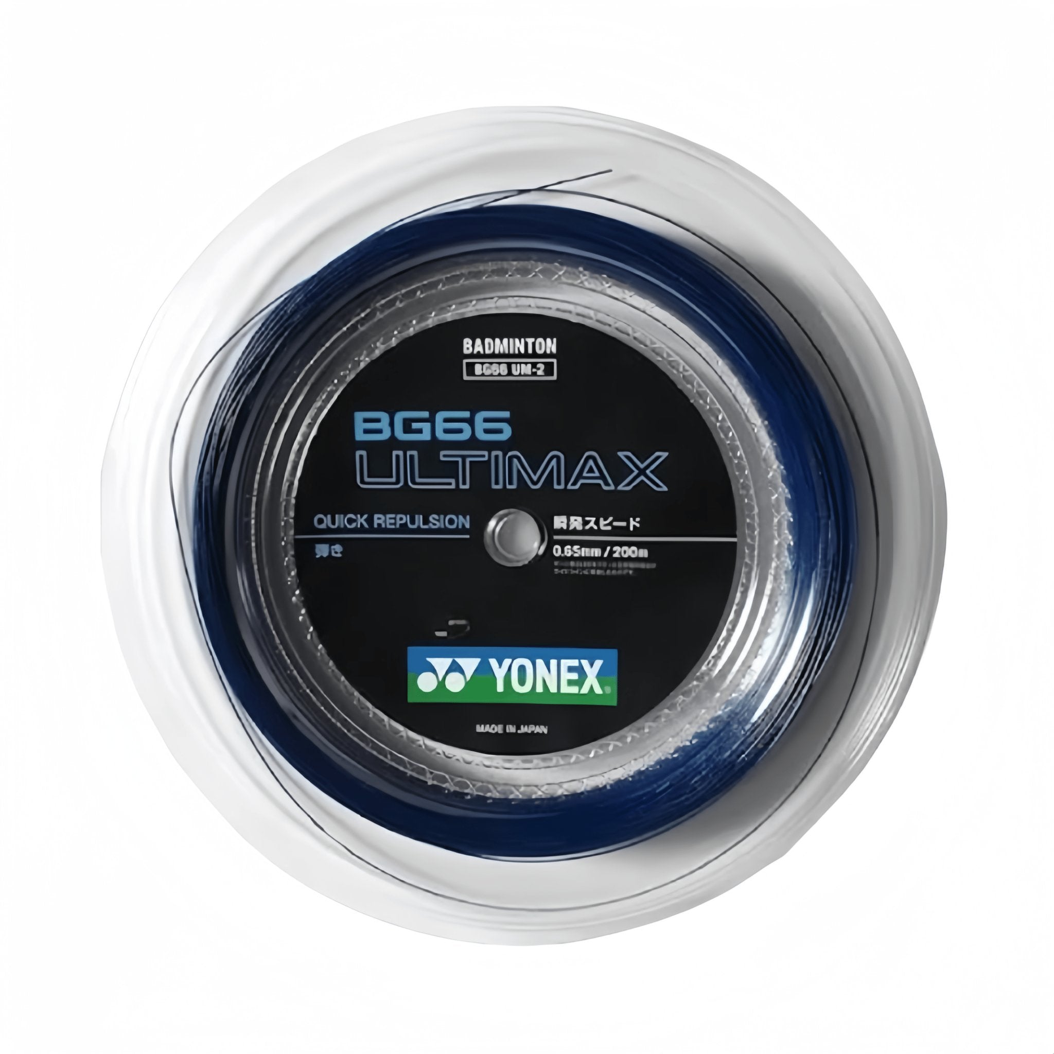 YONEX BG66 ULTIMAX Badminton String Coil (200m) Pearl Navy - Gem Sports