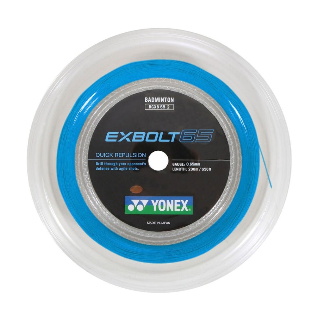 YONEX EXBOLT 65 Badminton String Coil (200m) Blue - Gem Sports