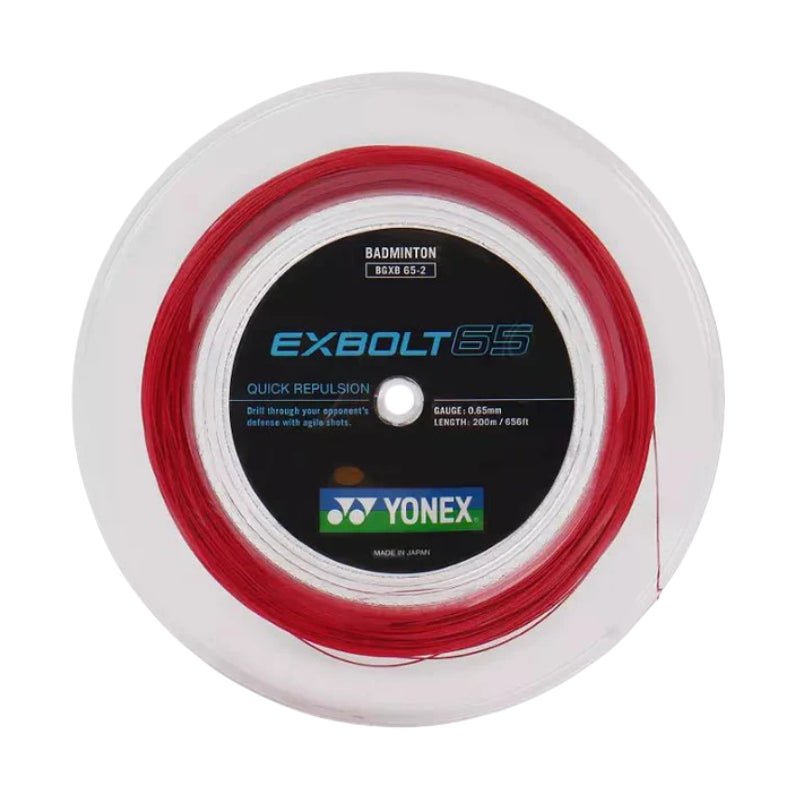 YONEX EXBOLT 65 String Coil (200m) Red | Gem Sports