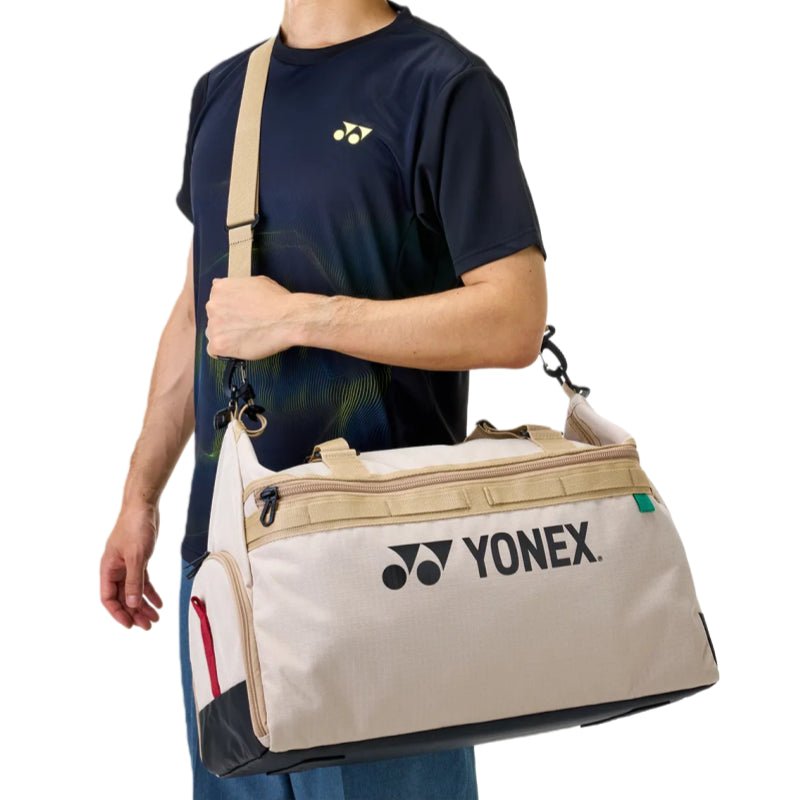 YONEX Gearlogic Boston Bag BA72611EX - Beige - Gem Sports