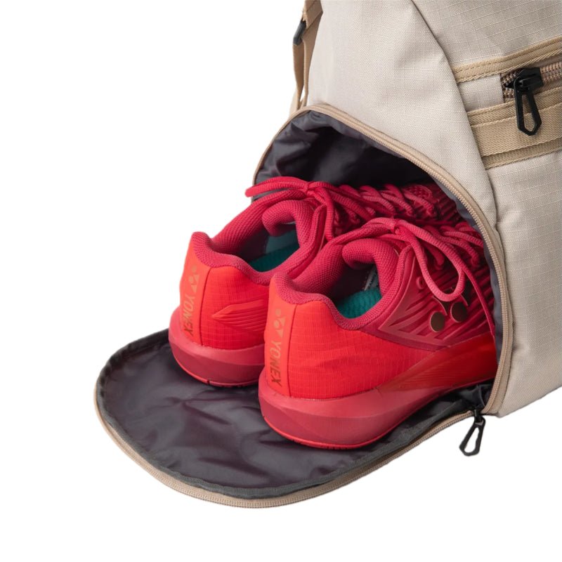 YONEX Gearlogic Boston Bag BA72611EX - Beige - Gem Sports