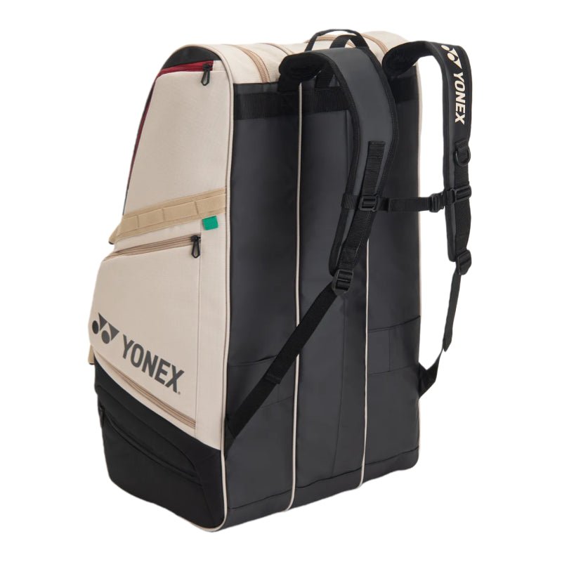 YONEX Gearlogic Racquet Bag (12 Pcs) for Badminton & Tennis BA726212EX - Beige - Gem Sports