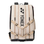YONEX Gearlogic Racquet Bag (12 Pcs) for Badminton & Tennis BA726212EX - Beige - Gem Sports