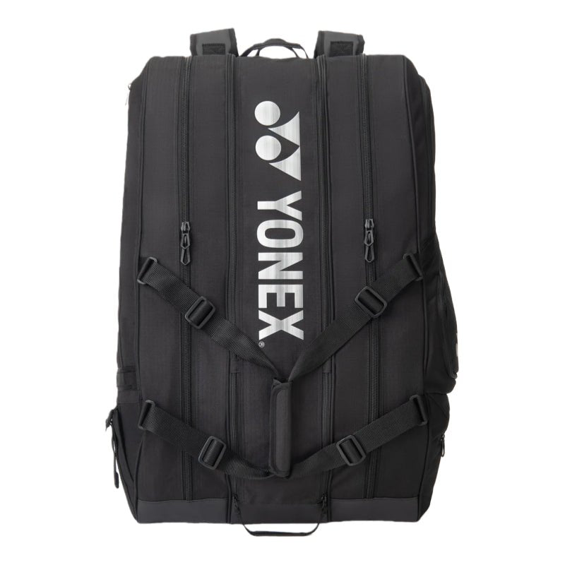 YONEX Gearlogic Racquet Bag (12 Pcs) for Badminton & Tennis BA726212EX - Black - Gem Sports