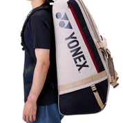 YONEX Gearlogic Racquet Bag (9 Pcs) for Badminton & Tennis BA72629EX - Beige - Gem Sports
