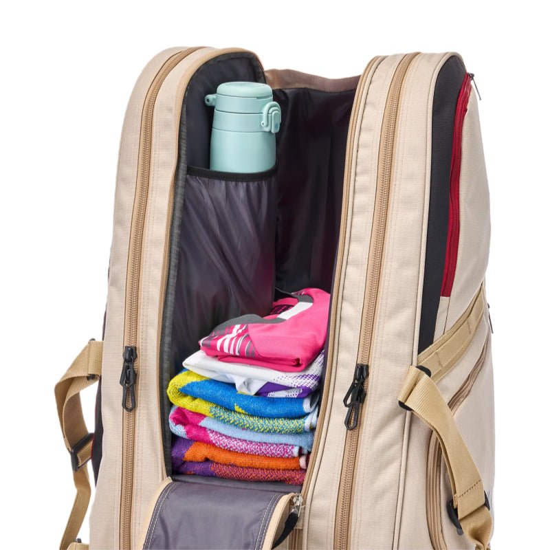 YONEX Gearlogic Racquet Bag (9 Pcs) for Badminton & Tennis BA72629EX - Beige - Gem Sports