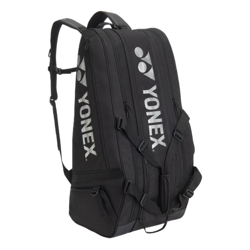 YONEX Gearlogic Racquet Bag (9 Pcs) for Badminton & Tennis BA72629EX - Black - Gem Sports